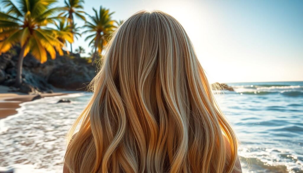 California blonde hair